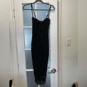Nookie black lace dress size xs